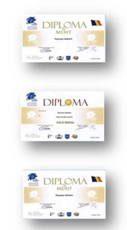 دیپلم افتخار ازجشنواره ابتکارات و ابداعات اروپا